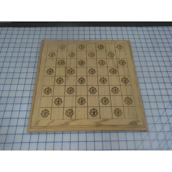Cherlo Home Wooden Game Board Checkered Decorative 15x15